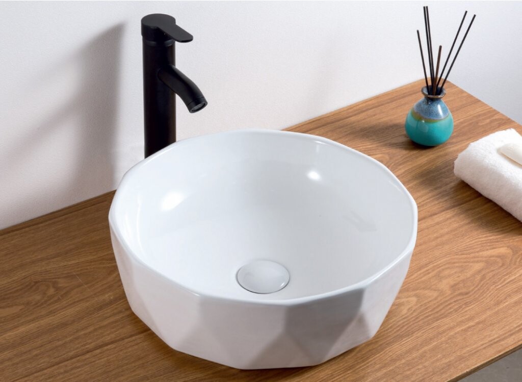 BelBagno BB1409 раковина накладная 41 см белая