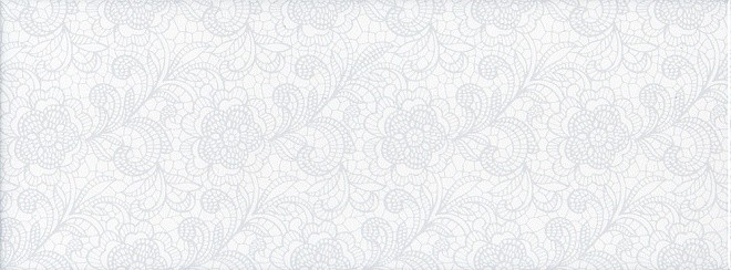 Kerama Marazzi Ковентри 15х40 см плитка настенная светло серая глянцевая кружева