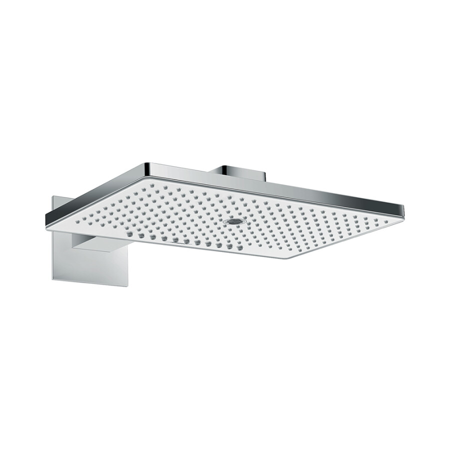 Hansgrohe Rainmaker Select Верхний душ 460 3jet с держателем хром-белый матовый 24007400