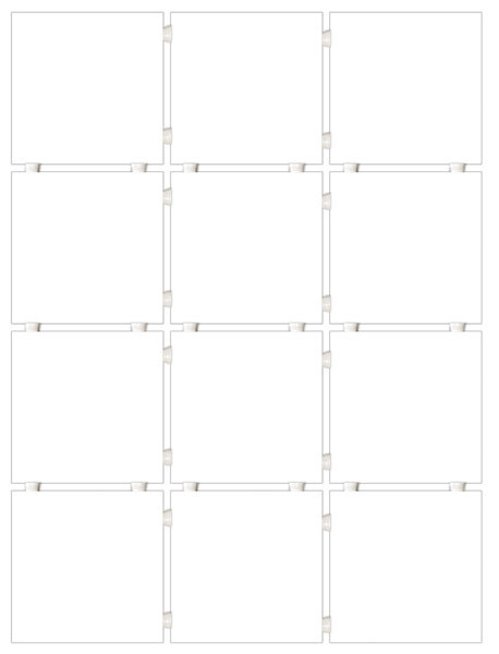 Kerama Marazzi конфетти 30х40 см плитка настенная из 12 шт белая матовая 1230H