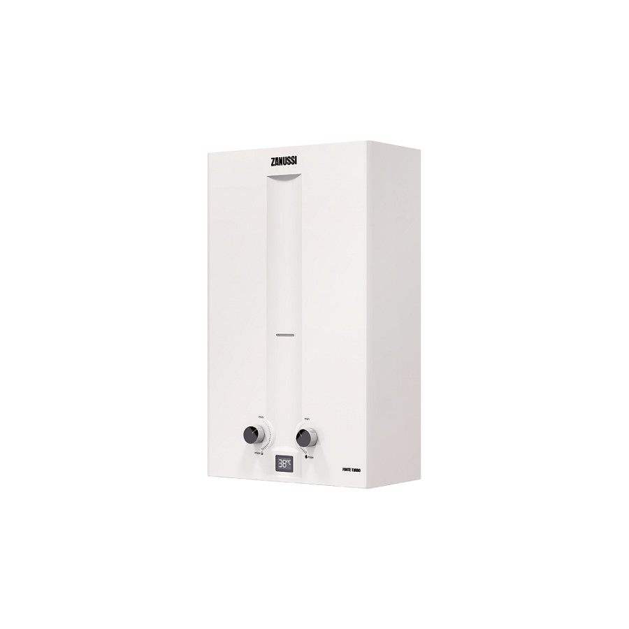 Zanussi GWH 12 Fonte Turbo газовая колонка белый 24 кВт