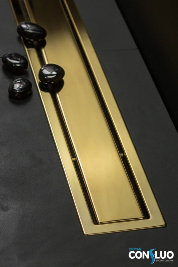 Pestan Confluo Premium Line 450 Gold 13100051 Душевой лоток 450 мм