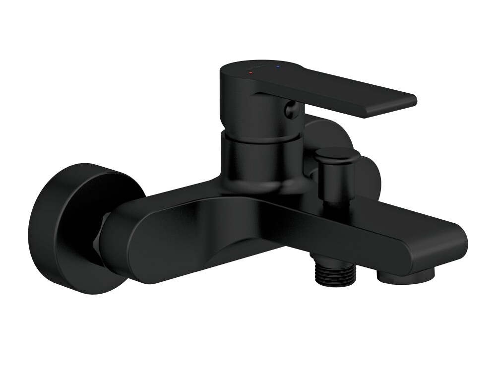 Cersanit Brasko Black 63108 смеситель для ванны черный