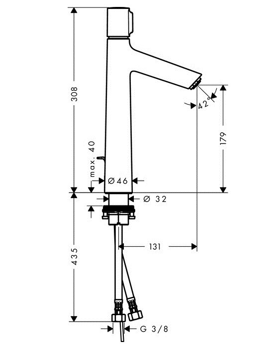 Hansgrohe Talis Select S 72044000 смеситель для раковины хром