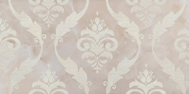Tubadzin Onyx Jasny Palazzo 30х60 см декор настенный кремовый