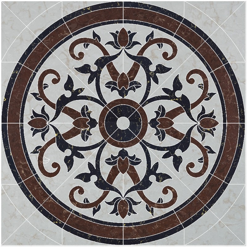 Grasaro Atlantide G-720pr d01 декор напольный 240х240 см полированный