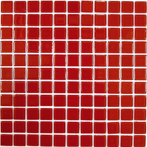Bonaparte Red glass 30х30 см мозайка стеклянная красная