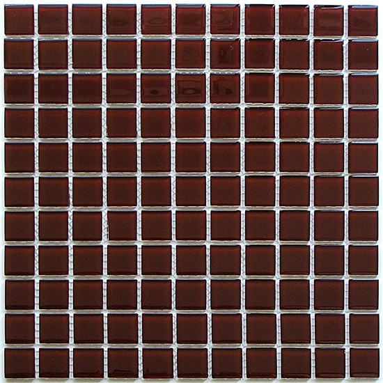 Bonaparte Deep brown 30х30 см мозайка стеклянная коричневая