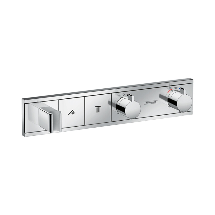 Hansgrohe RainSelect Термостат скрытого монтажа для 2 потребителей хром 15355000
