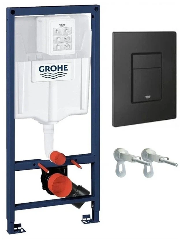Grohe Rapid SL 38811KF0 инсталляция для унитаза черная кнопка