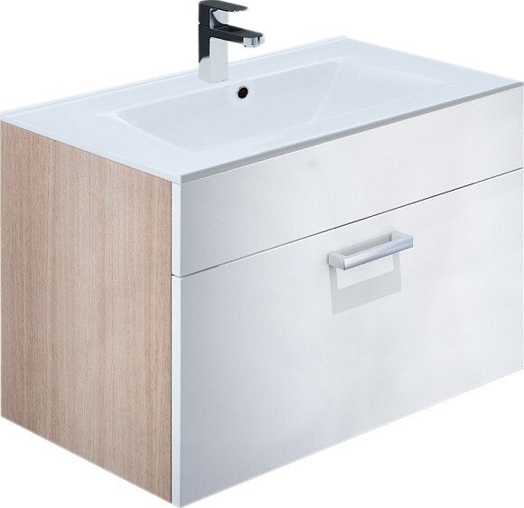 Iddis Mirro 80 тумба с раковиной MIR80W0i95K подвесная