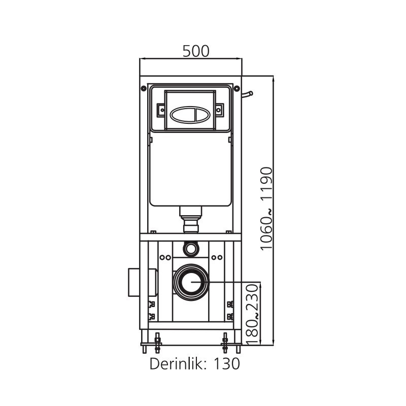 SantiLine SL-5004 унитаз подвесной + инсталяция SL-01