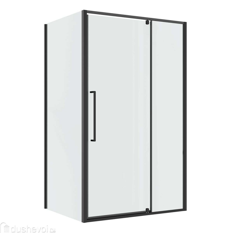 Душевое ограждение Niagara Nova NG-35-11AGR-A80GR-34 (110х80х195) прямоугольник,распашная,графит,стекло прозрачное,2 места