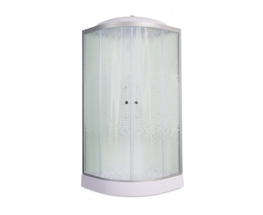 Deto душевая кабина 100х100 L901GM+EL с гидромассажем и электрикой