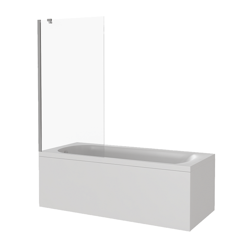 BAS Screen BS-80-С-CH 80*140 шторка для ванны