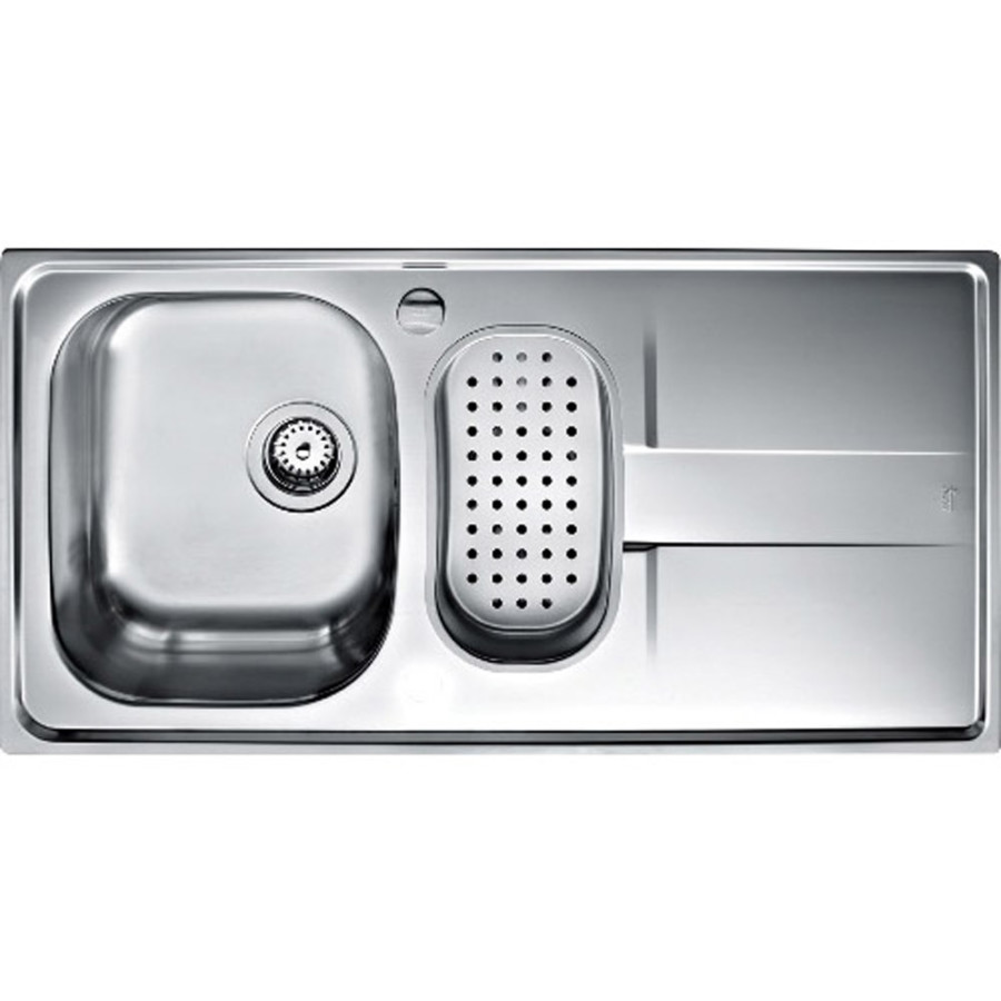 Мойка Teka Stena 60-BF 1 1/2B 1D 12131026 нержавеющая сталь полированная система Pop-Up 98.4x50.4 см
