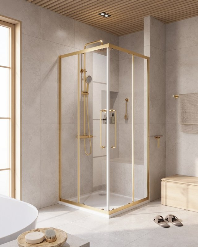 Cezares Relax душевой уголок 90х90х200 см RELAX-304-A-2-90-C-BORO