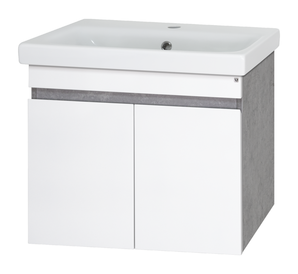 Misty Ронда 80 тумба с раковиной П-Рон-01080-0521 + Cersanit Moduo Slim 80