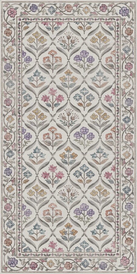 Керамический гранит Ковер Kerama Marazzi Прованс Флер матовый обрезной 119,5x238,5x0,9 KMD3STA132GR
