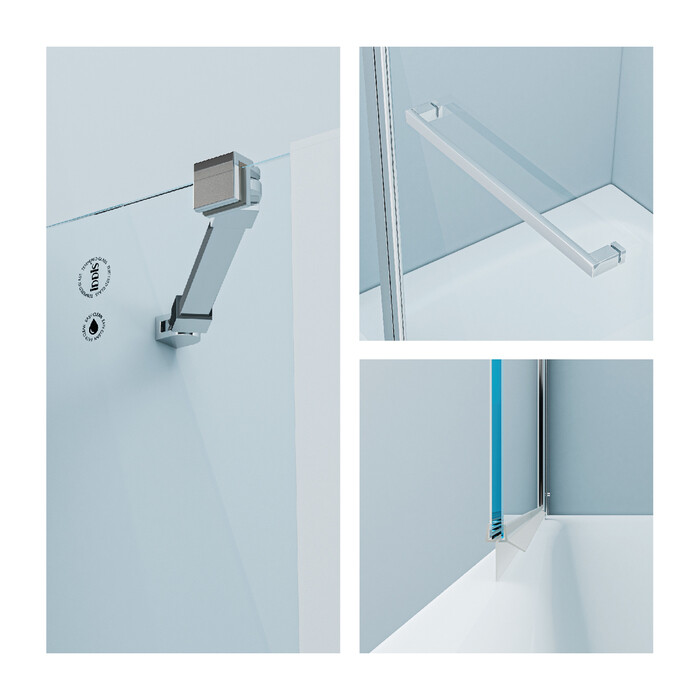 Iddis Ray RAY6CS2i90 120*140 шторка на ванну