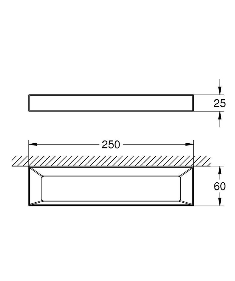 Grohe Selection Cube 40766000 полотенцедержатель