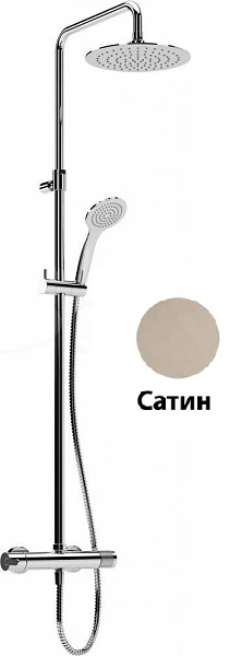 Cezares Leaf душевая стойка со смесителем сатин LEAF-DSIS-30-ST
