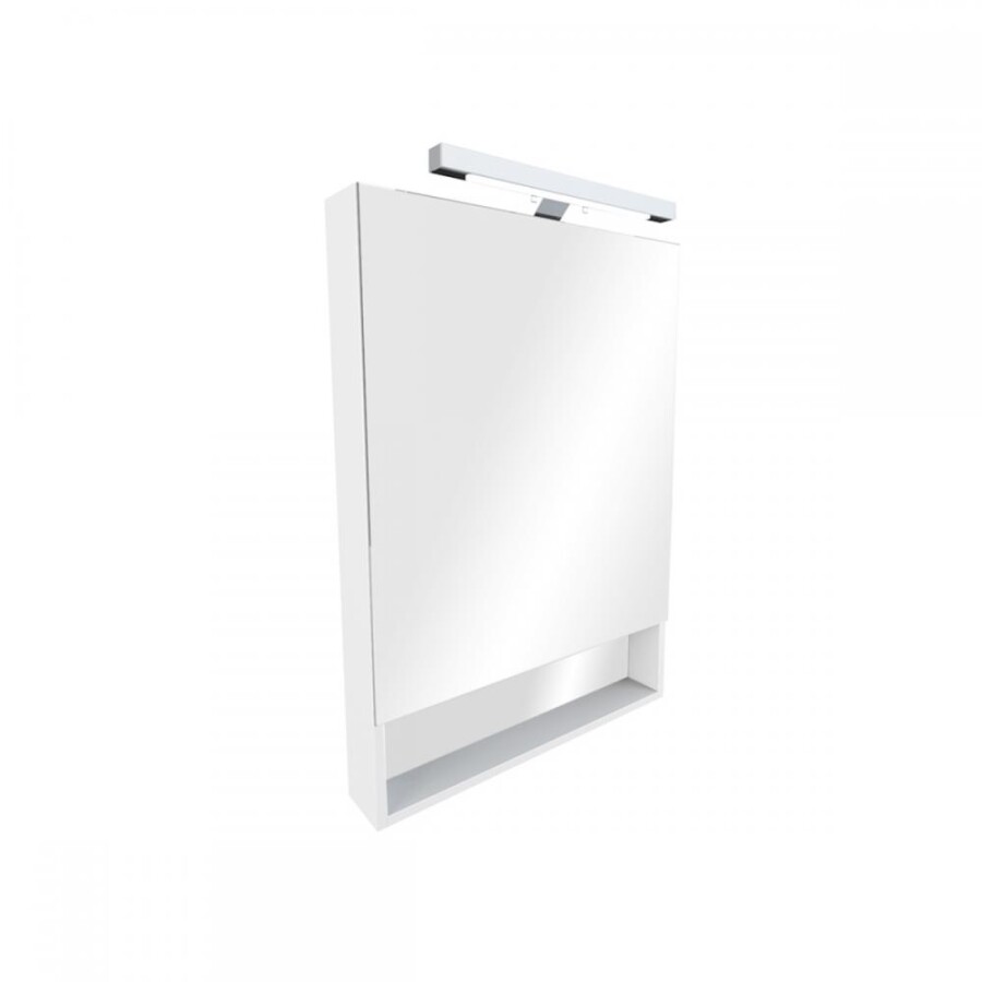 Roca The Gap ZRU9302886 зеркало-шкаф 70*85 белый с LED-подсветкой