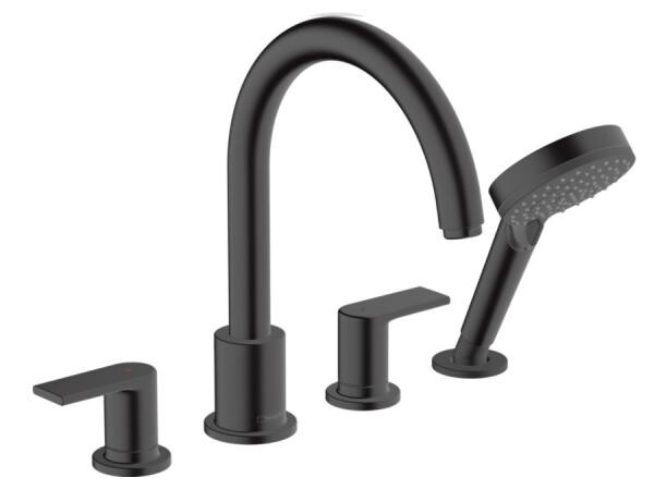 Hansgrohe Vernis Blend 71456670 смеситель на борт ванны черный