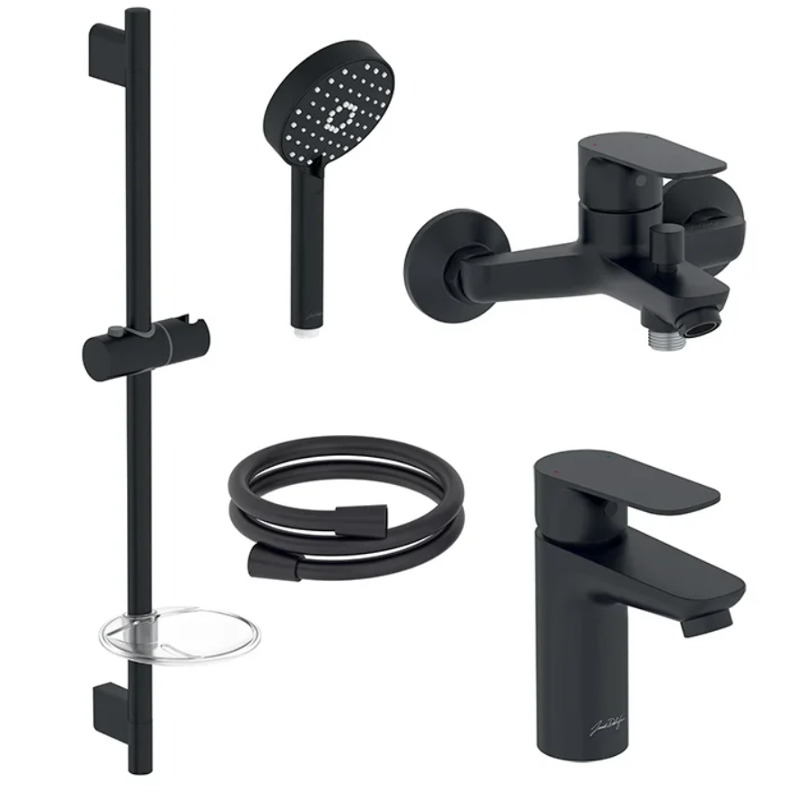 Jacob Delafon Oscar E29845RU-BL набор смесителей