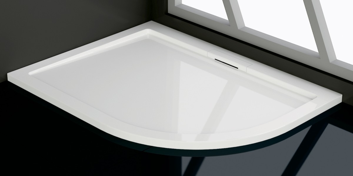 RGW Acrylic With Stone AWS-41 03190480-01 LR 80*100*3,5 душевой поддон из искусственного камня