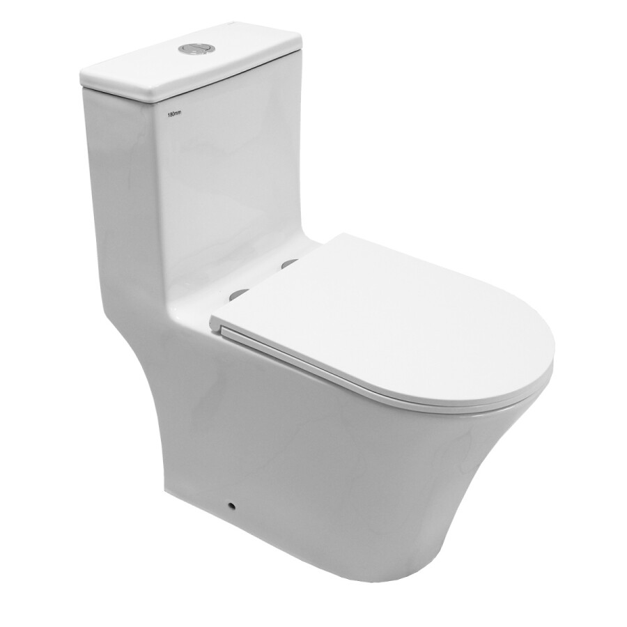 Унитаз-моноблок Azario Vally 690х360х760 напольный, слив "Торнадо", в комплекте с быстросъемным и сиденьем микролифт AZ-80687