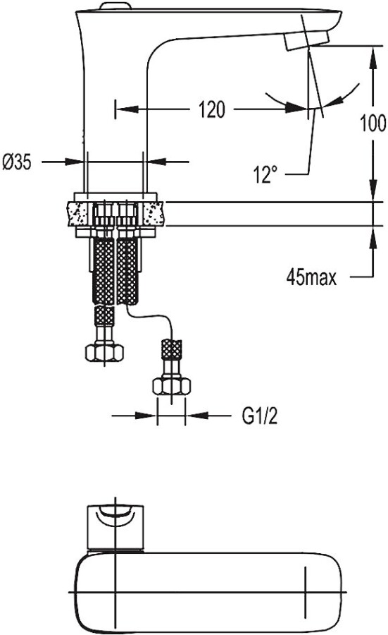Cezares Tesoro F LS 01 W0 смеситель для раковины хром