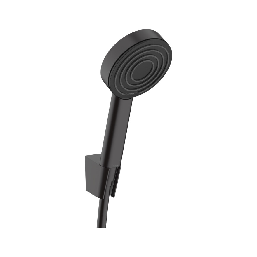 Hansgrohe Pulsify Душевой набор с держателем 105 1jet шланг 125 черный матовый 24301670