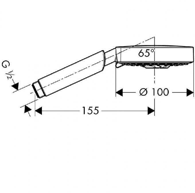 Ручной душ Hansgrohe Raindance S 100 AIR 3jet 28504000