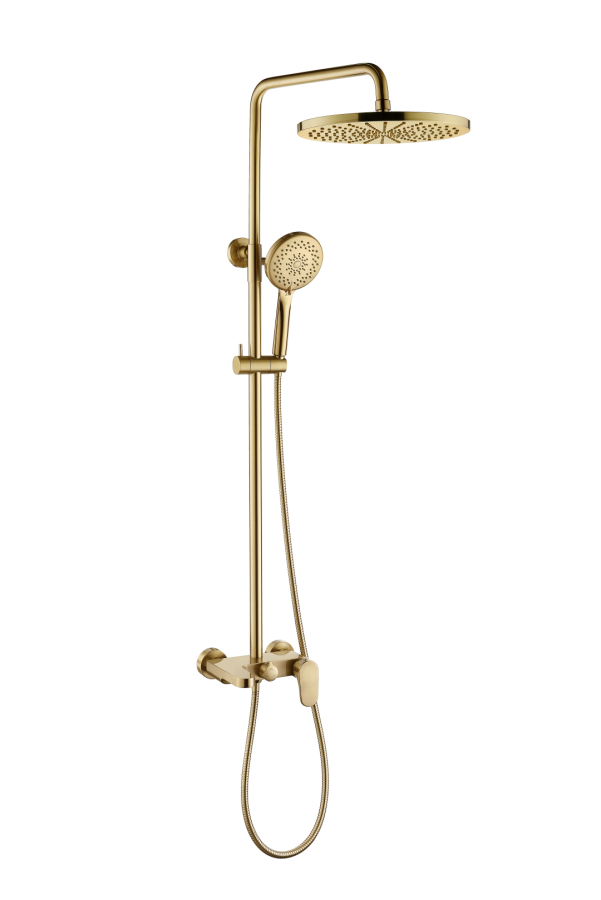 Душевая система Boheme Spectre Золото матовый с изливом 458-MG