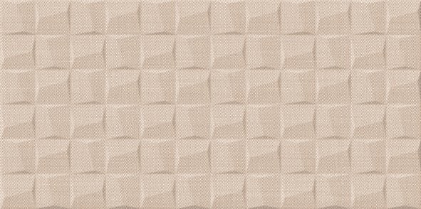 Уралкерамика Asteria 25х50 см плитка настенная бежевая рельеф