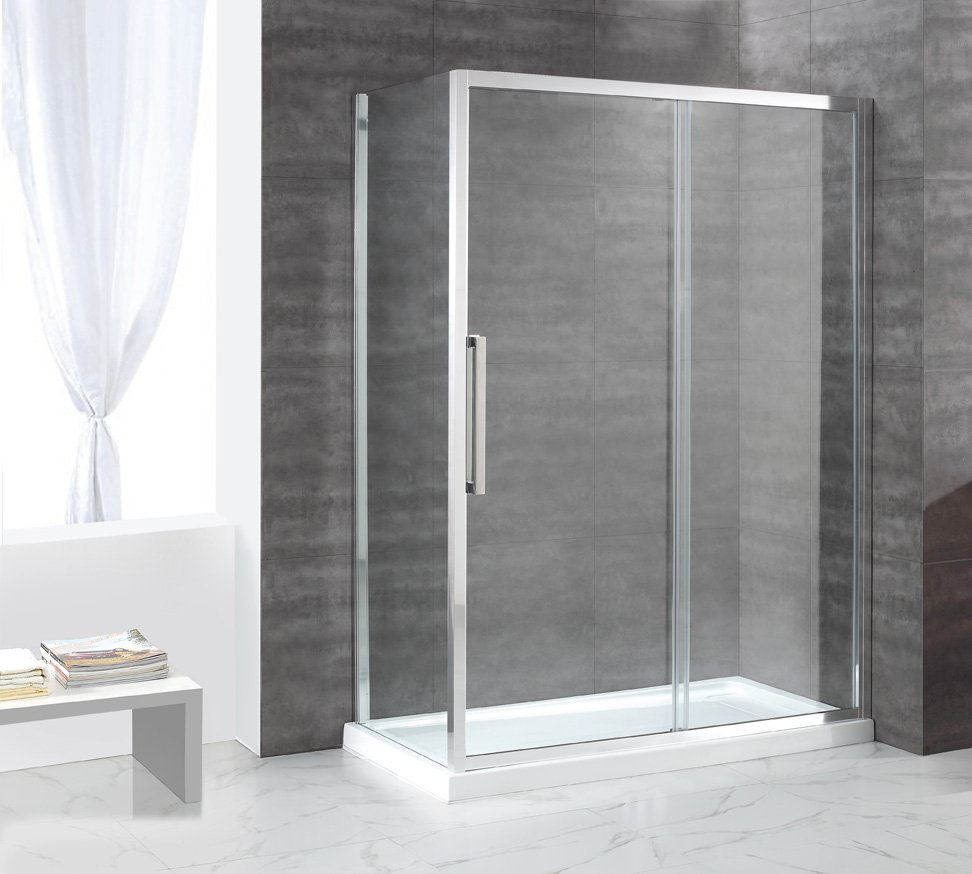 Cezares Lux Soft душевой уголок 150х80 LUX-SOFT-W-AH-1-150/80-C-Cr-IV