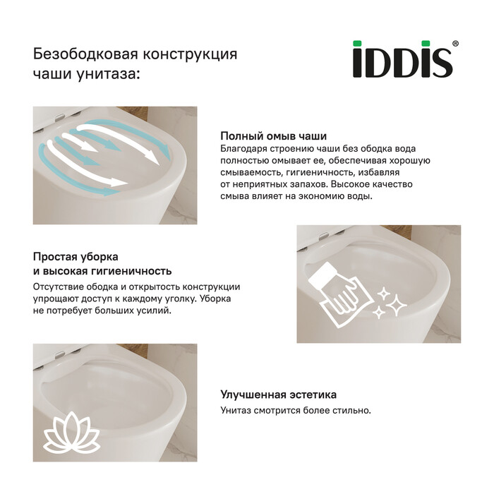 Iddis Drum DRU2DSEi24 унитаз напольный