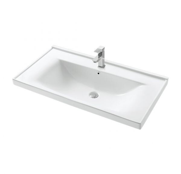 Mirsant Soho Quadro 100 см тумба с раковиной Deep УТ000046015 подвесная