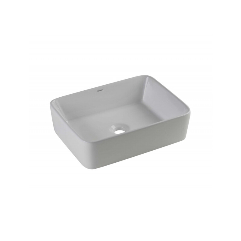 Bravat Source C22328W-ENG раковина накладная 485*375*115 мм