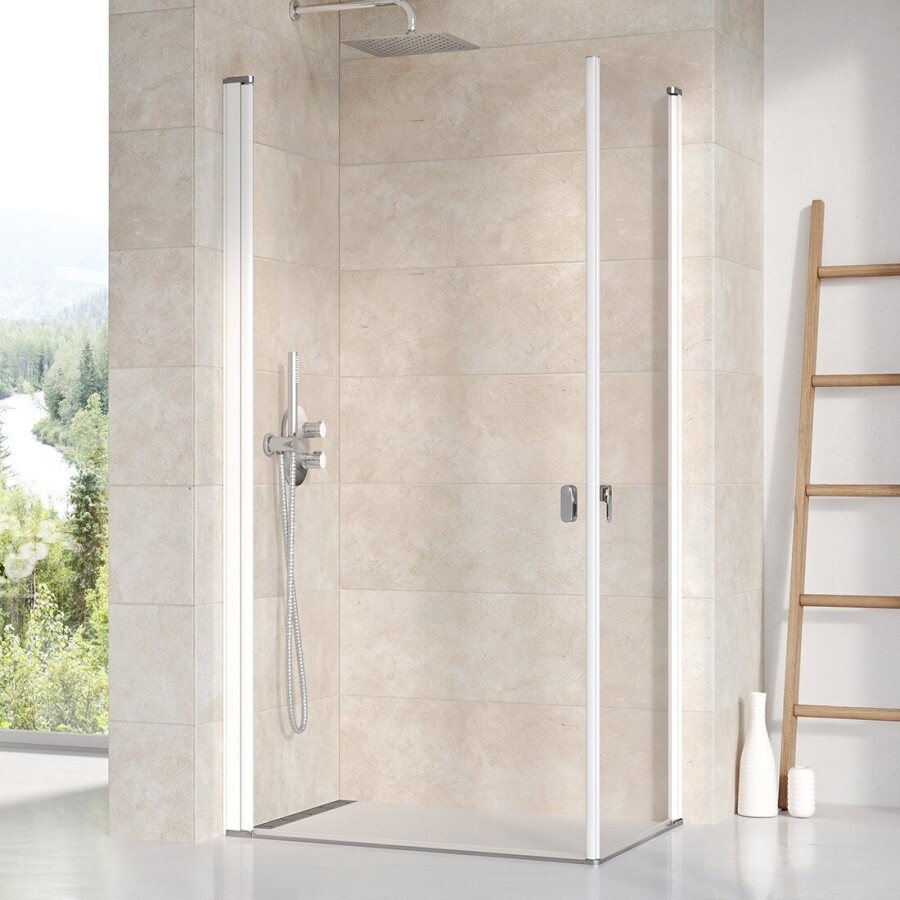 Ravak Chrome CRV1+CRV1 душевое ограждение 80*80*195 W 1QV40101Z1