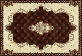Kito Carpet gold dark brown GP ковер напольный керамогранит ректифицированный полированный 120x80 см (6P1218-058)