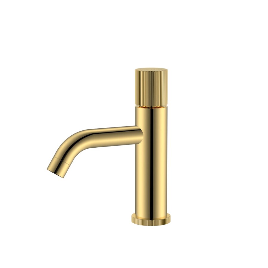 Смеситель для раковины Boheme Stick ручка Linea Gold 121-GG.3