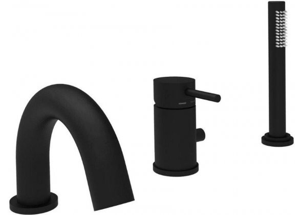 Paffoni Light LIG047NO смеситель на борт ванны черный