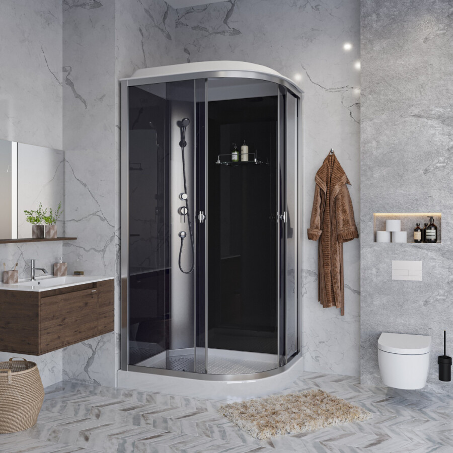 Niagara Eco Душевая кабина 120x80 Тропический душ Левая E120/80/13L/ТN