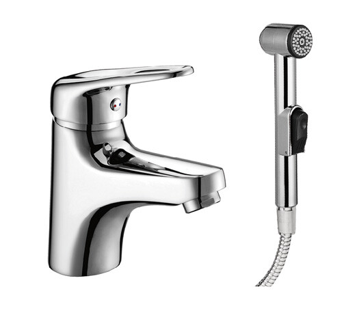 Lemark LM4116C Луна смеситель с гигиеническим душем хром