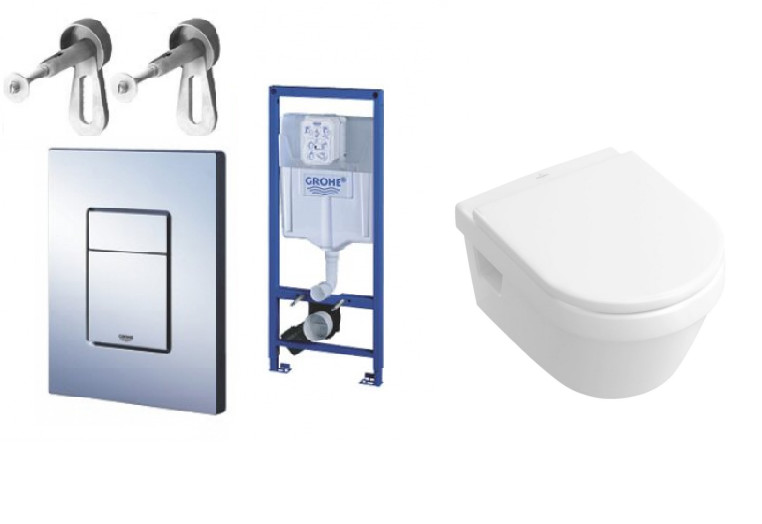 Grohe Rapid SL 38772001 инсталляция + Villeroy&amp;Boch Omnia Arhitectura подвесной унитаз