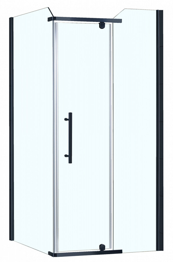 Azario Edmonton душевое ограждение 90х90 см AZ-NNC1231 900 BLACK