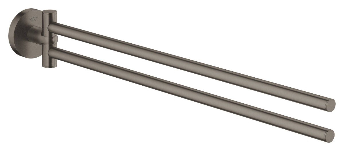Grohe Essentials 40371AL1 полотенцедержатель тёмный графит матовый