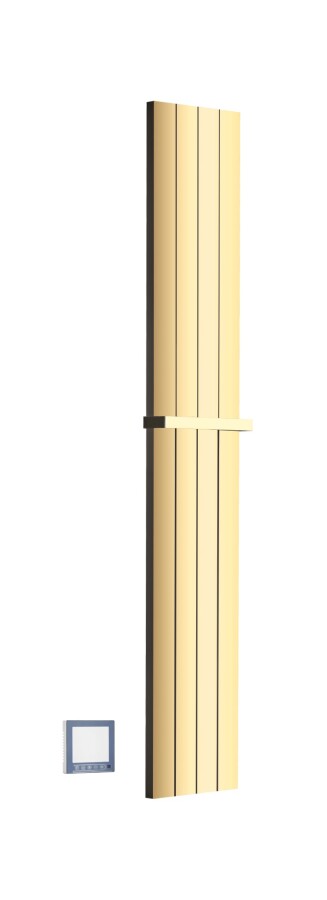 Полотенцесушитель электрический 140W Boheme Flat Gold 725-G
